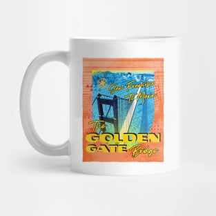Golden Gate Bridge Retro design Mug